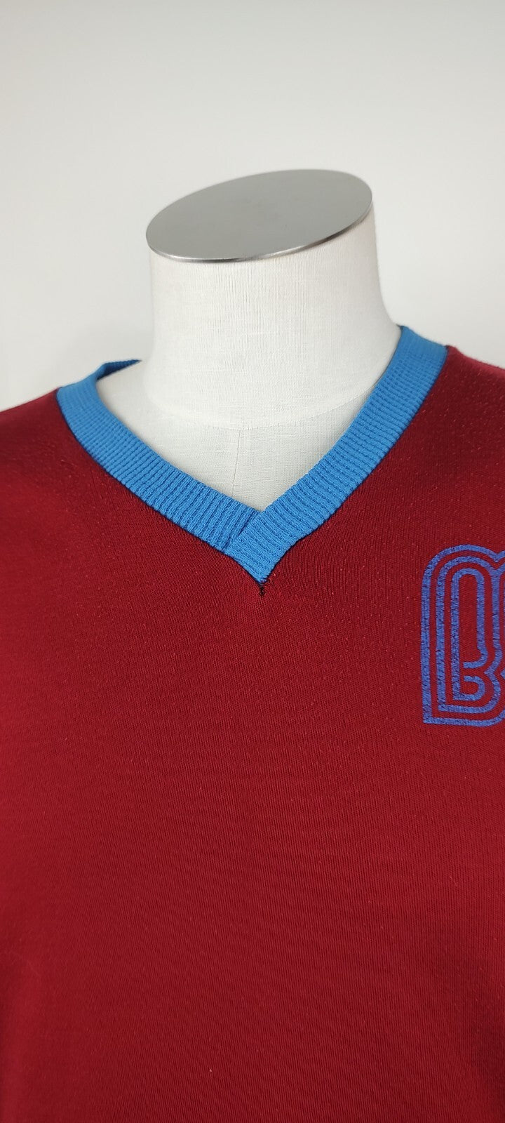 BN  FELPA SPORT CALCIO UOMO Tg XL VINTAGE JACKET SWEATSHIRT COTONE