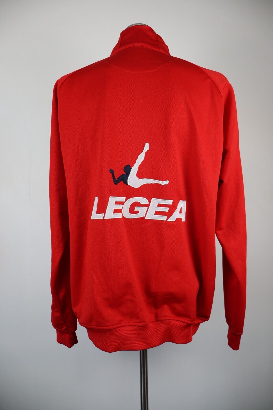 LEGEA STELLA ROSSA FELPA CALCIO JACKET UOMO Tg XL MAN SPORT JACKET SWEATSHIRT