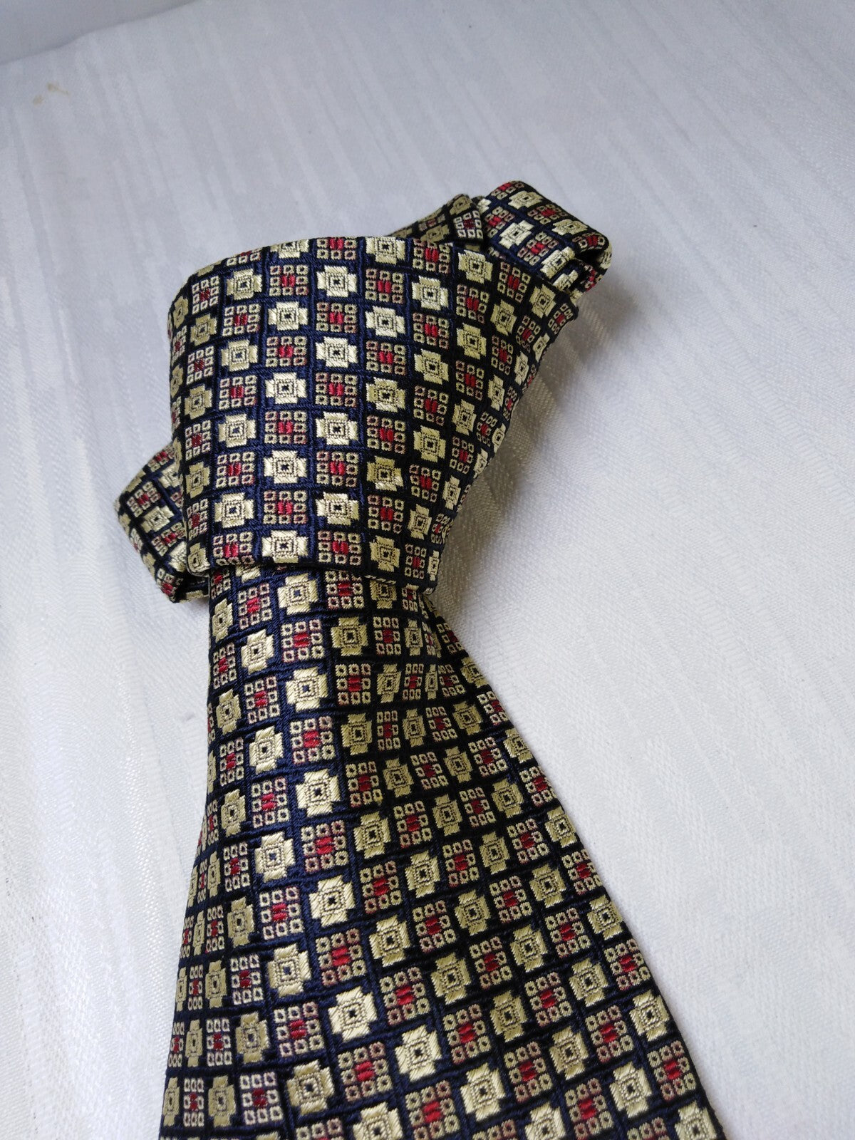 PROCHOWNICK MILANO 100% SILK TIE SETA CRAVATTA NECKTIE ITALY VINTAGE CLASSIC