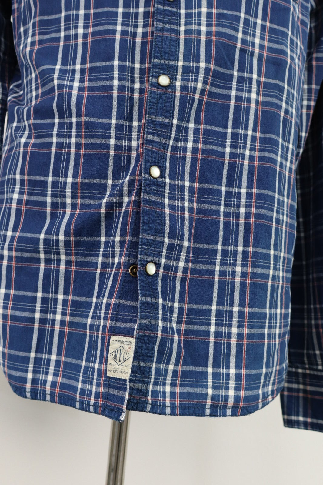 TOMMY HILFIGER CAMICIA UOMO TG. M MAN CASUAL SHIRT VINTAGE SHIRT COTONE COTTON