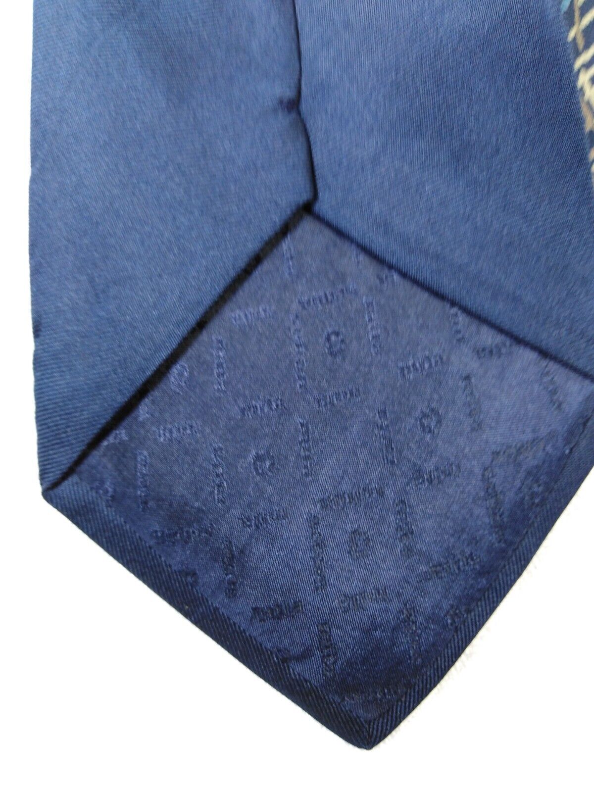 MILA SCHON 100% SETA SILK TIE CRAVATTA NECKTIE ITALY VINTAGE CLASSIC