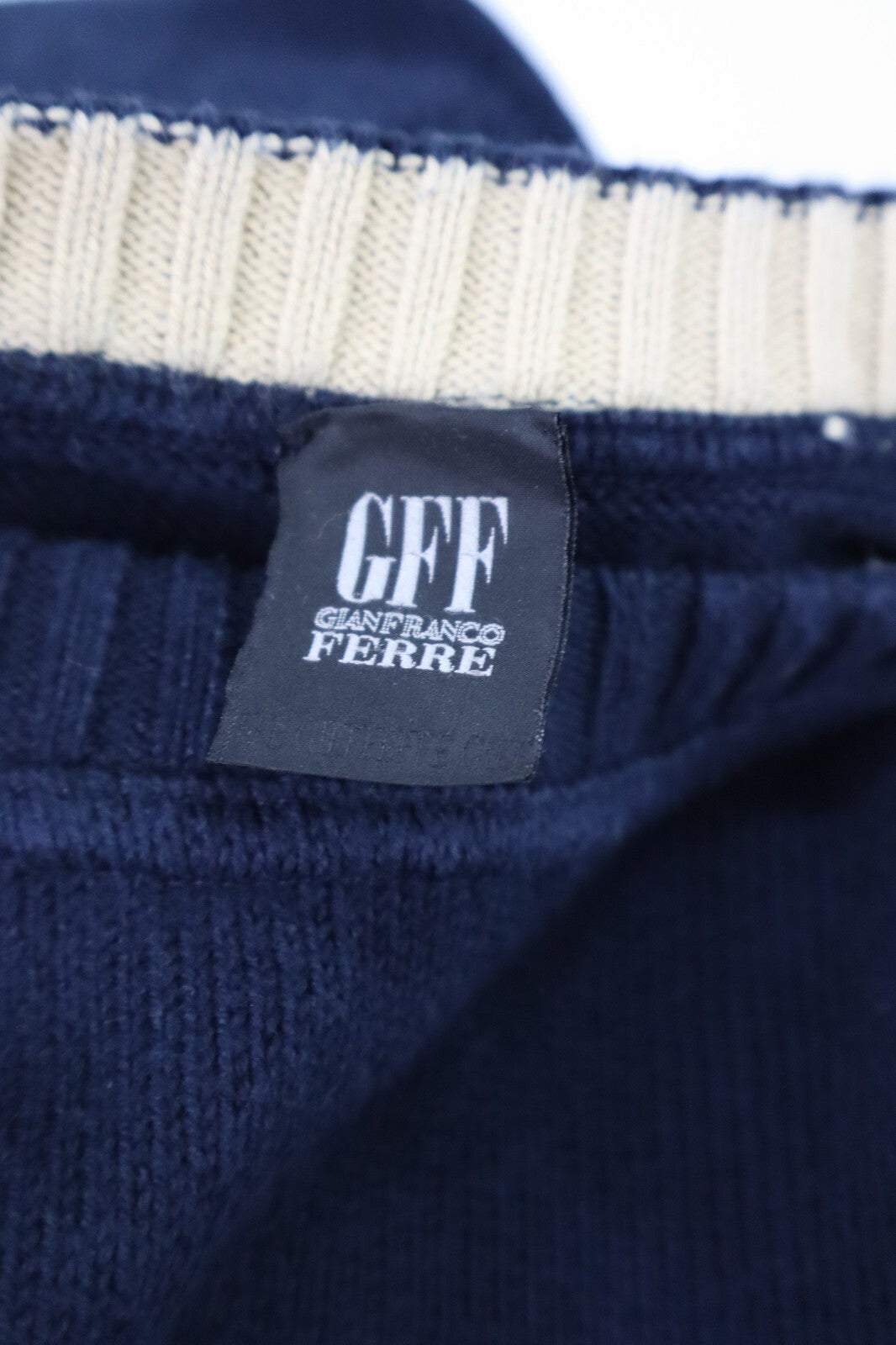 GIANFRANCO FERRE MAGLIONE MAGLIA COTONE VINTAGE UOMO L MAN SWEATER CASUAL