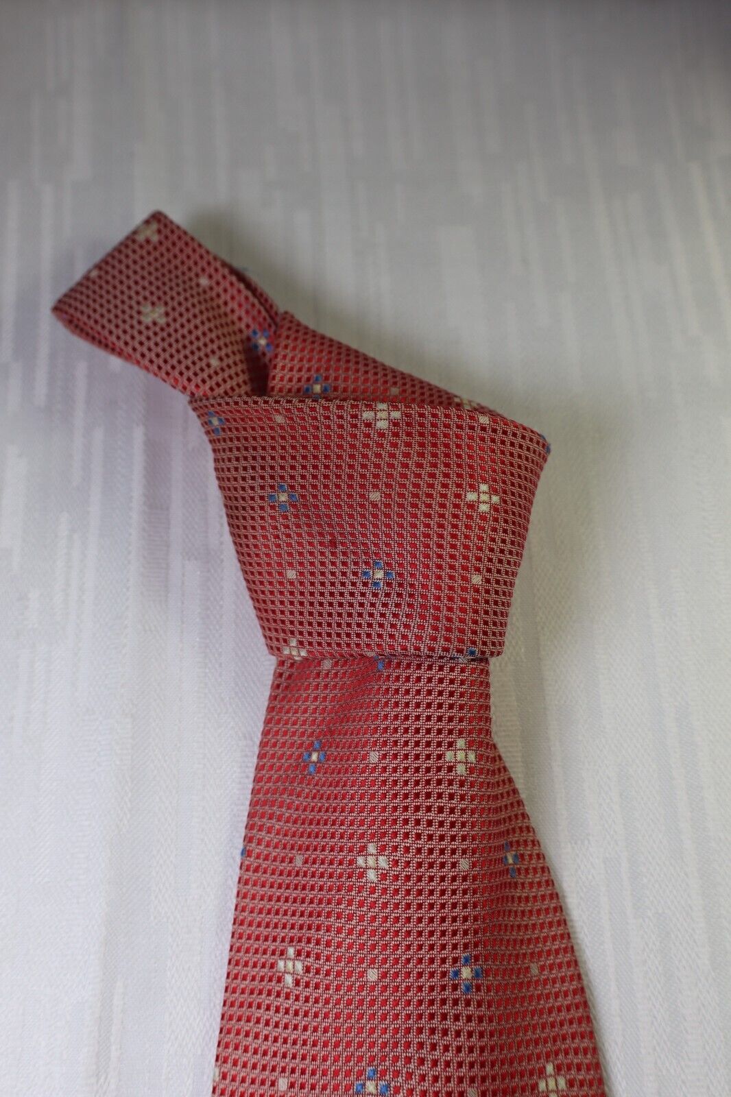 ANTONIO BASILE 100% SILK TIE SETA CRAVATTA NECKTIE MADE ITALY SELF TIPPED