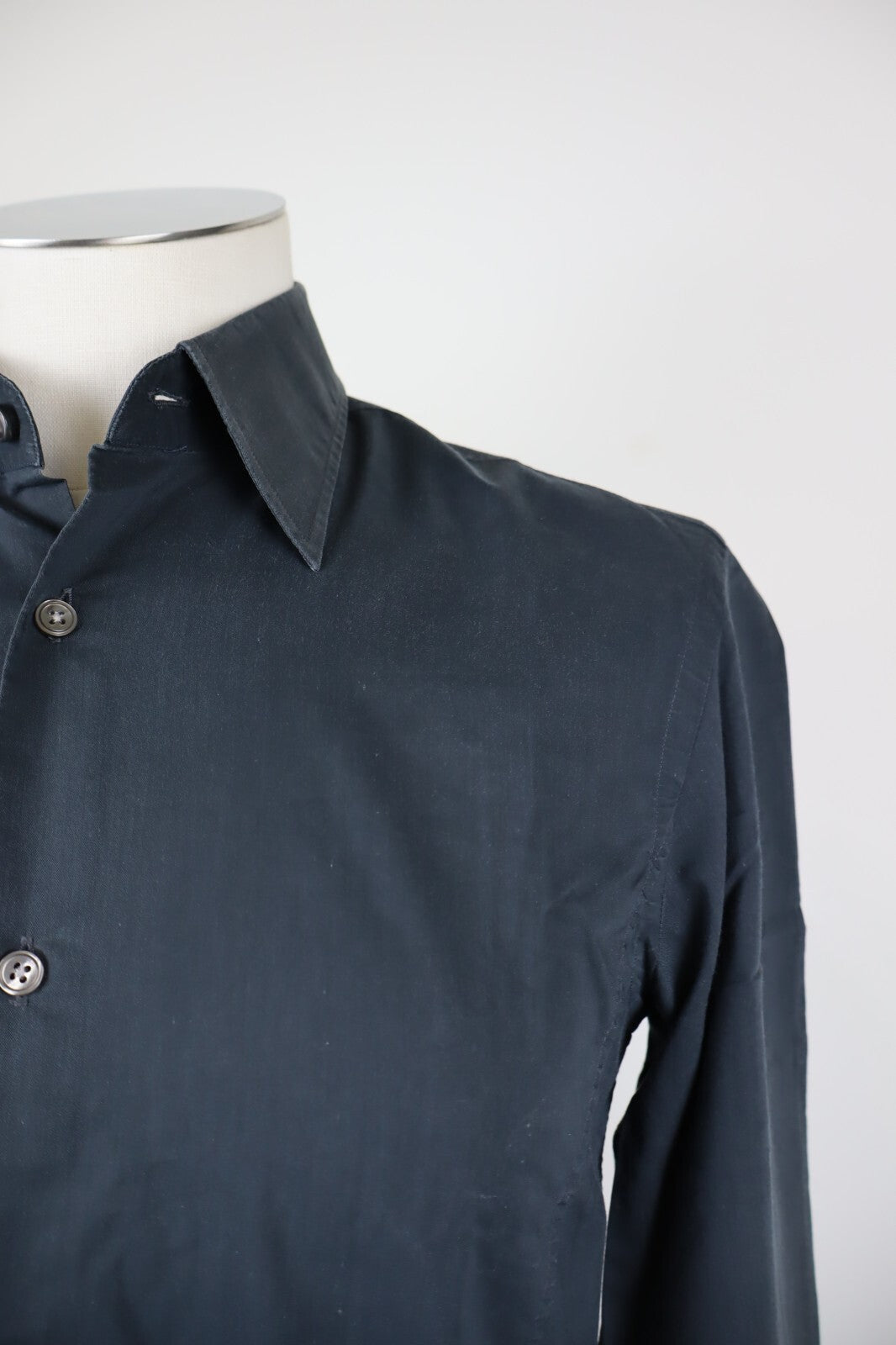 HUGO BOSS CAMICIA UOMO TG 39 15 1/2 SLIM MAN CASUAL VINTAGE SHIRT COTONE COTTON