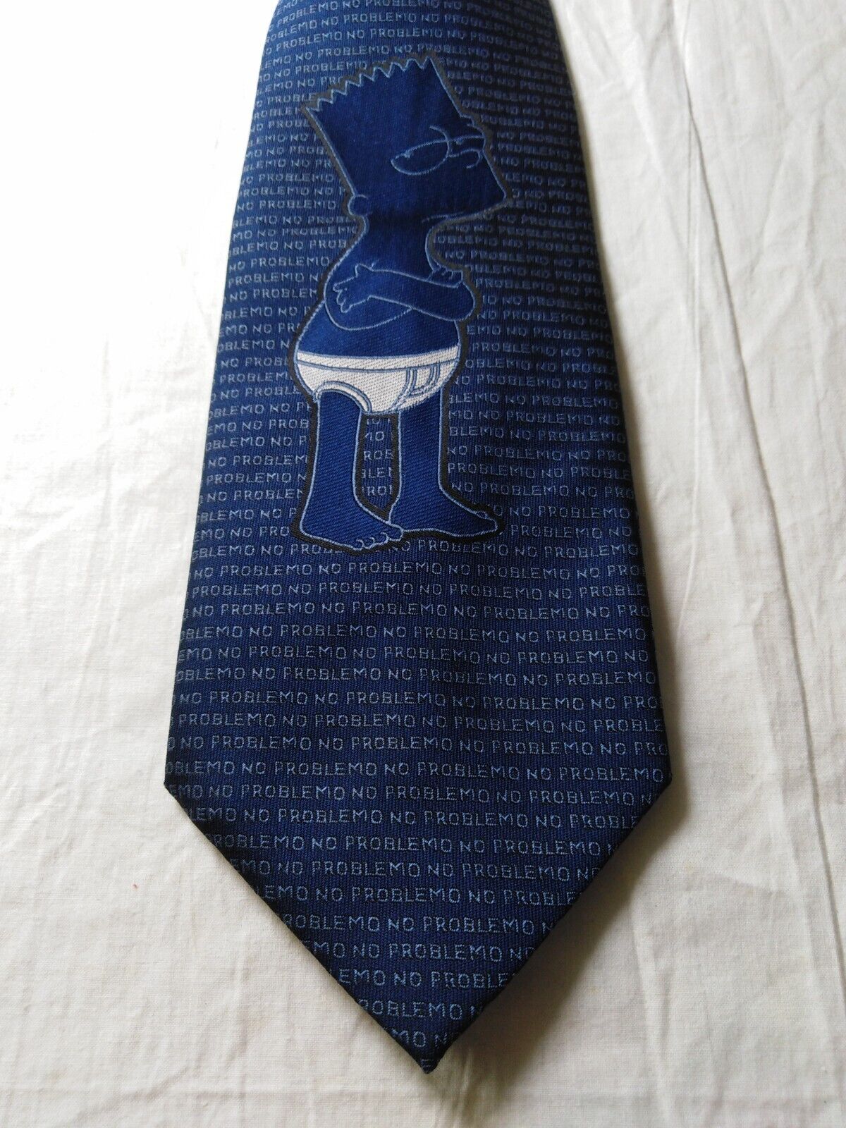 THE SIMPSONS BART MATT GROENING TIE SETA CRAVATTA NECKTIE
