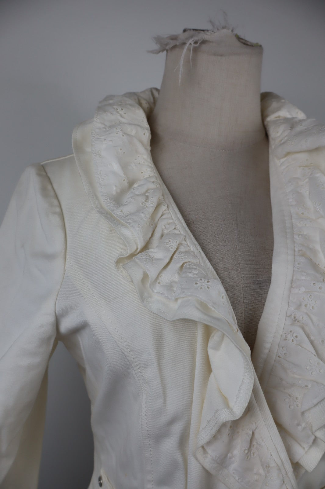 LUISA SPAGNOLI BLAZER GIACCA DONNA Tg 44 WOMAN CASUAL VINTAGE JACKET COTONE