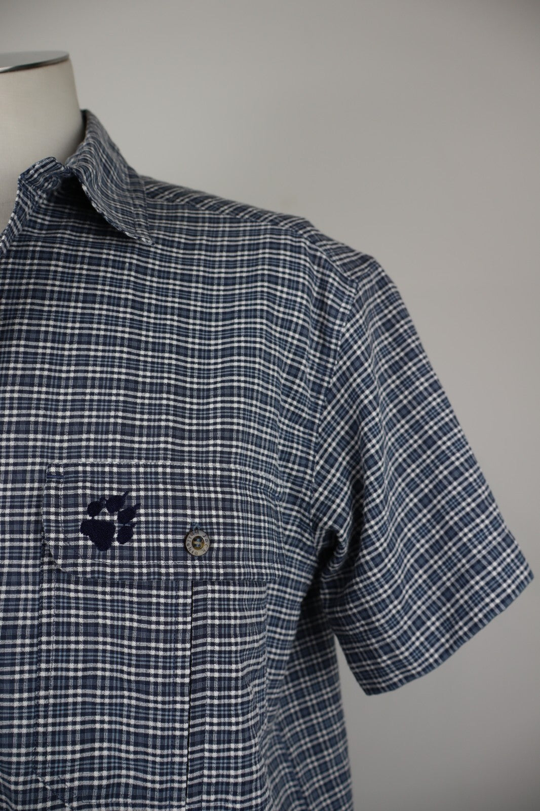 JACK WOLFSKIN CAMICIA UOMO TG. S MAN CASUAL VINTAGE SHIRT