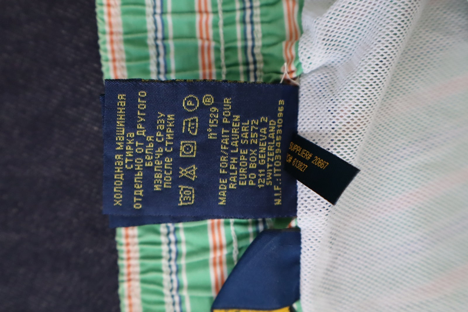 POLO RALPH LAUREN COSTUME PANTALONCINO MARE UOMO TG S MEN SEA SWIMSUIT VINTAGE