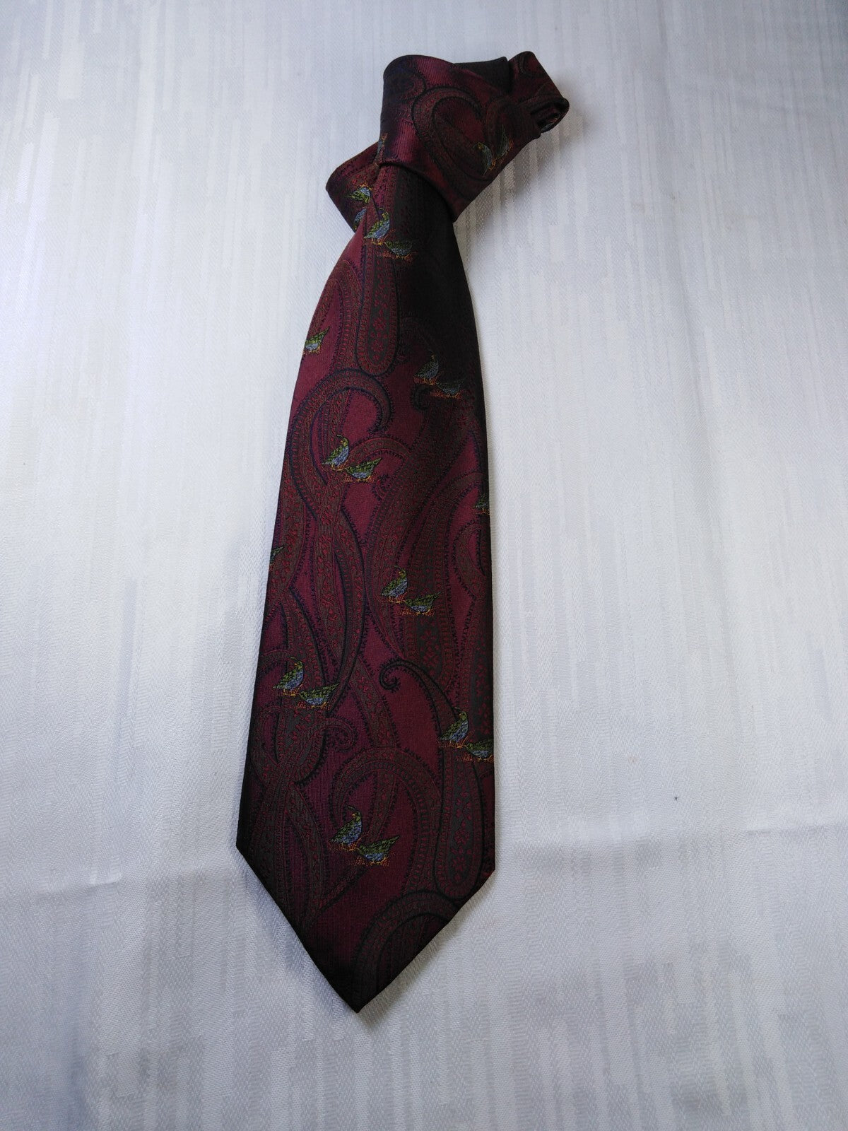LES COPAINS 100% SETA SILK TIE CRAVATTA NECKTIE ITALY VINTAGE CLASSIC