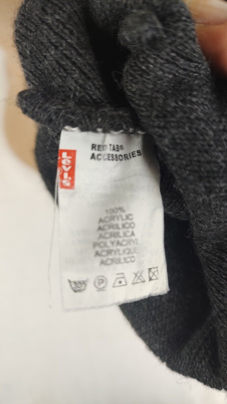 LEVI'S CAPPELLO BEANIE UOMO DONNA TG. UNICA HAT VINTAGE CASUAL