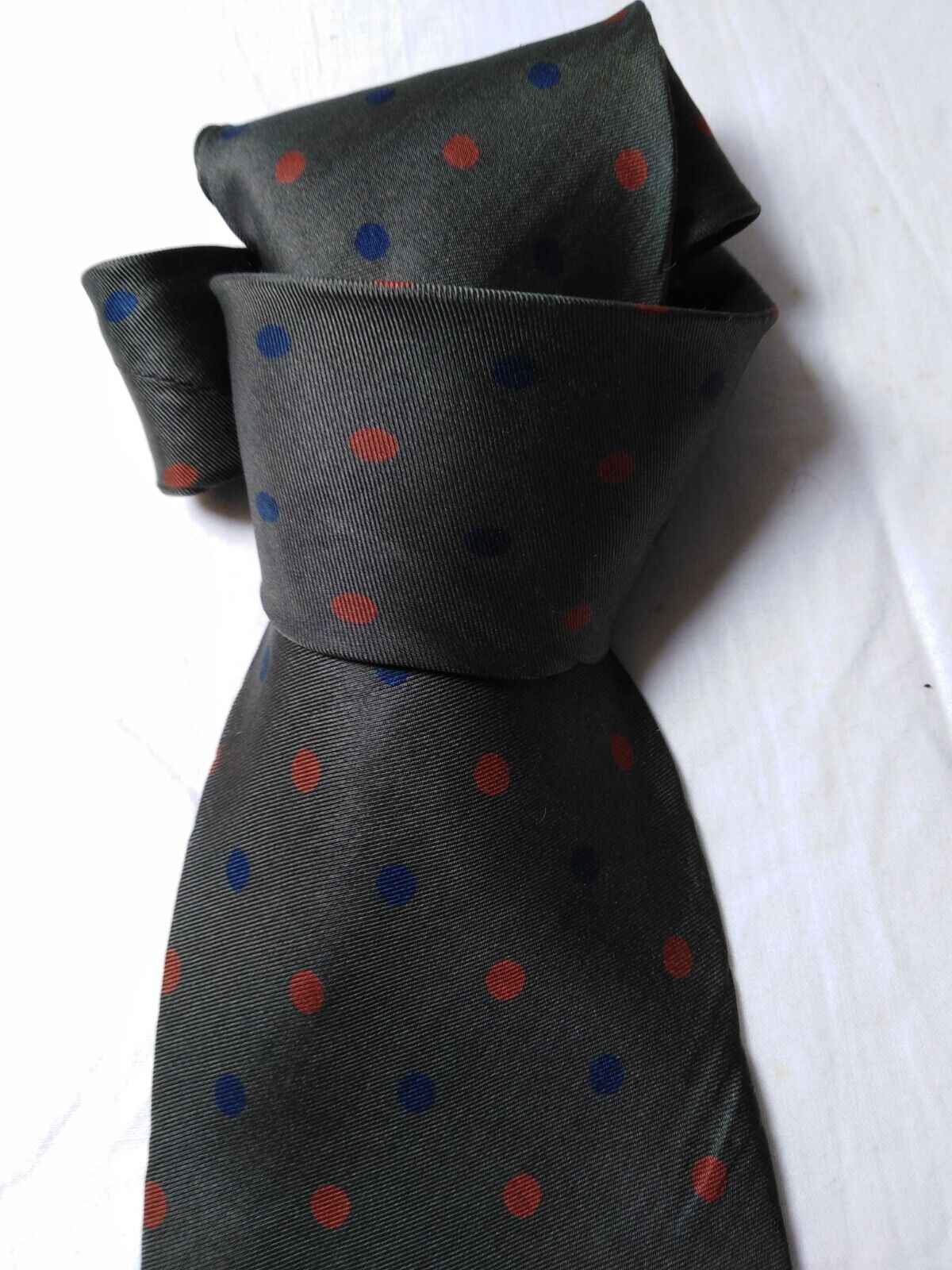 ROCCOBAROCCO 100% SILK TIE SETA CRAVATTA NECKTIE MADE IN ITALY