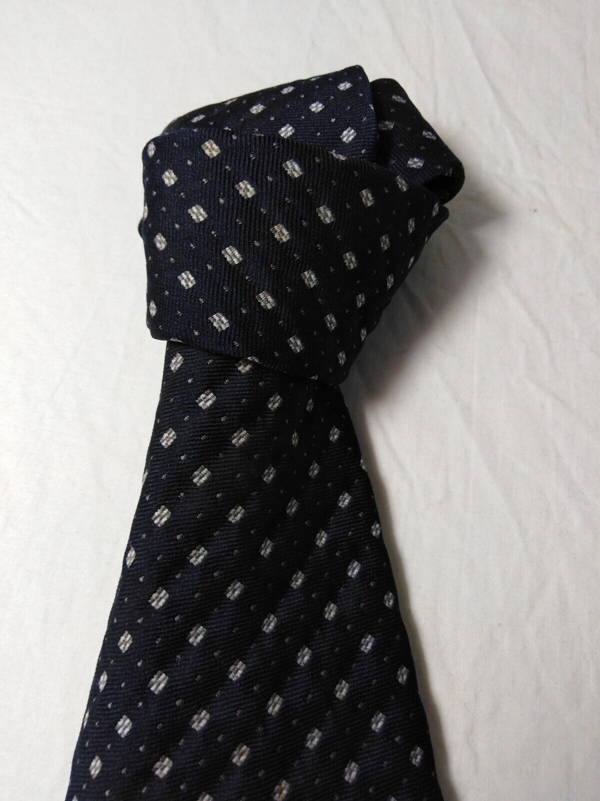 COBI STORY  100%  SILK TIE SETA CRAVATTA SELF TIPPED NECKTIE MADE IN ITALY