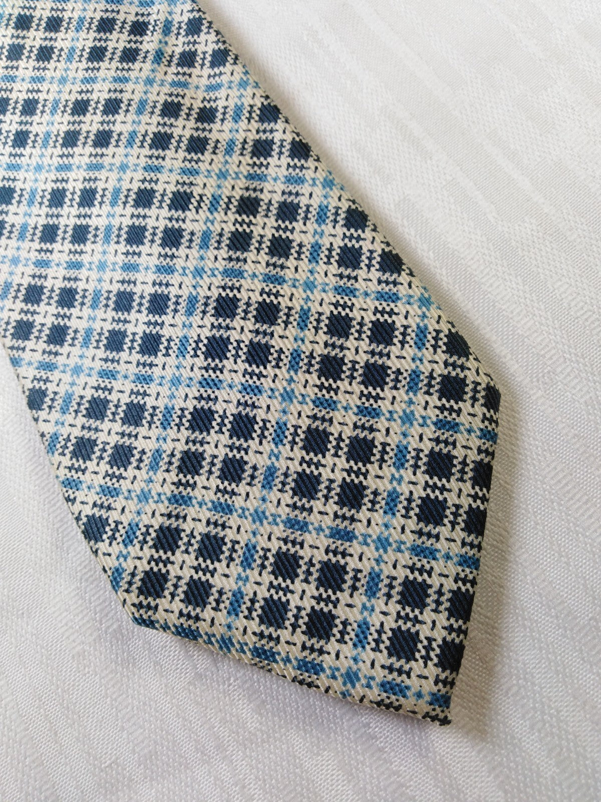 MICKY 100% SETA SILK TIE CRAVATTA NECKTIE ITALY VINTAGE CLASSIC