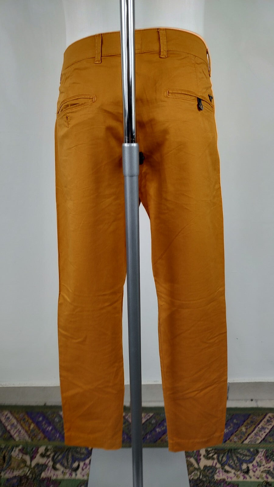 HENRY COTTON'S PANTALONE CASUAL UOMO TG 48 MAN VINTAGE PANTS COTONE