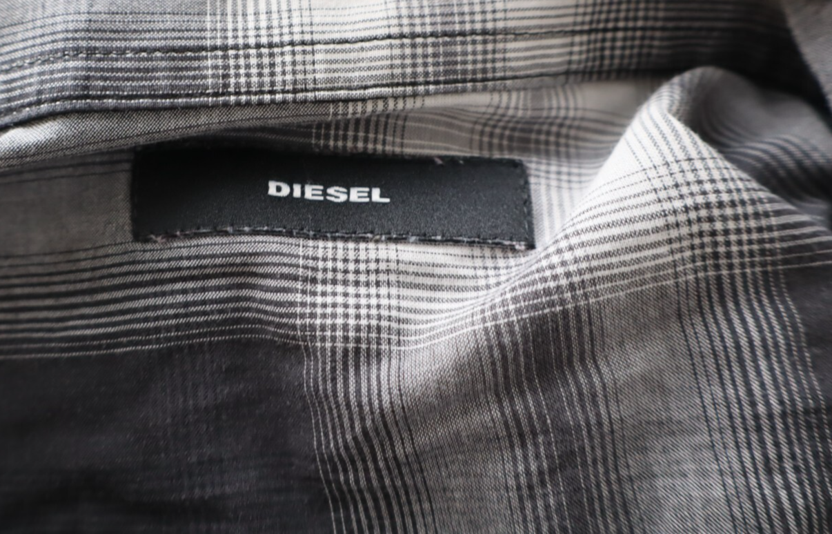 DIESEL CAMICIA UOMO TG. L MAN CASUAL VINTAGE SHIRT COTONE COTTON
