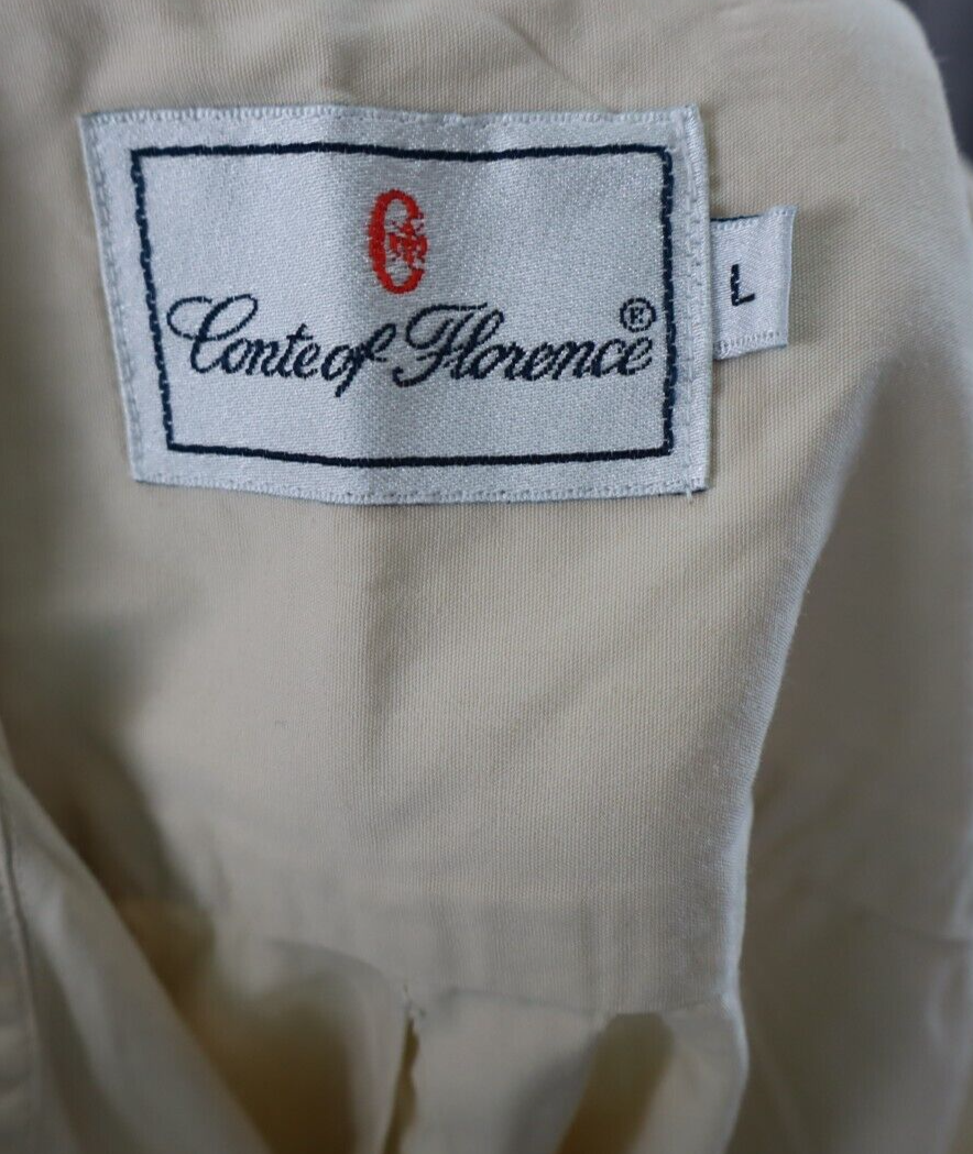 CONTE OF FLORENCE CAMICIA UOMO COTONE TG L MAN CASUAL VINTAGE SHIRT