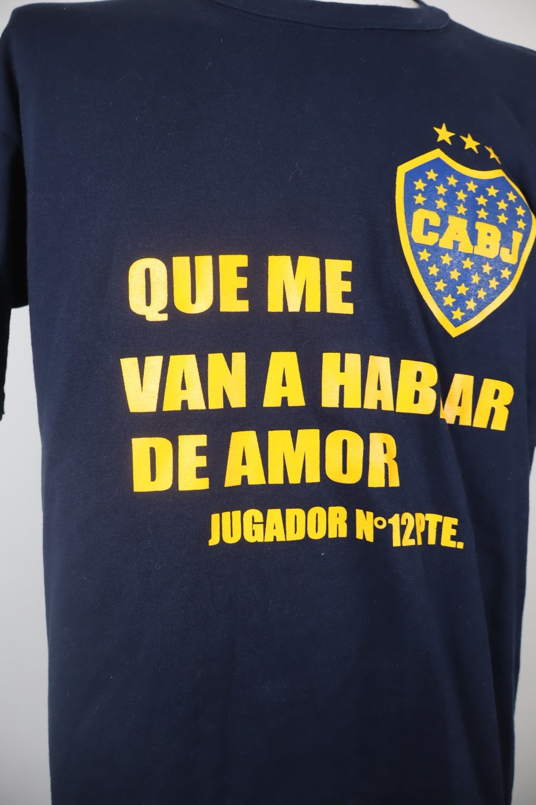 CABJ ARGENTINA MAGLIA UOMO TG 2XL MAN T-SHIRT CASUAL VINTAGE COTONE COTTON