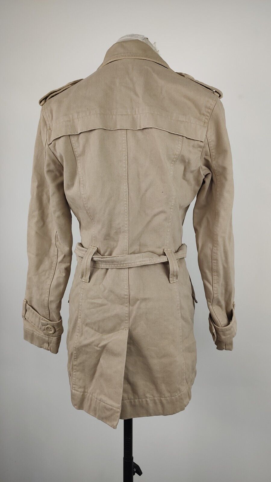 MAX & CO CAPPOTTO TRENCH DONNA Tg 38 WOMAN COTONE COAT VINTAGE CASUAL MADE ITALY