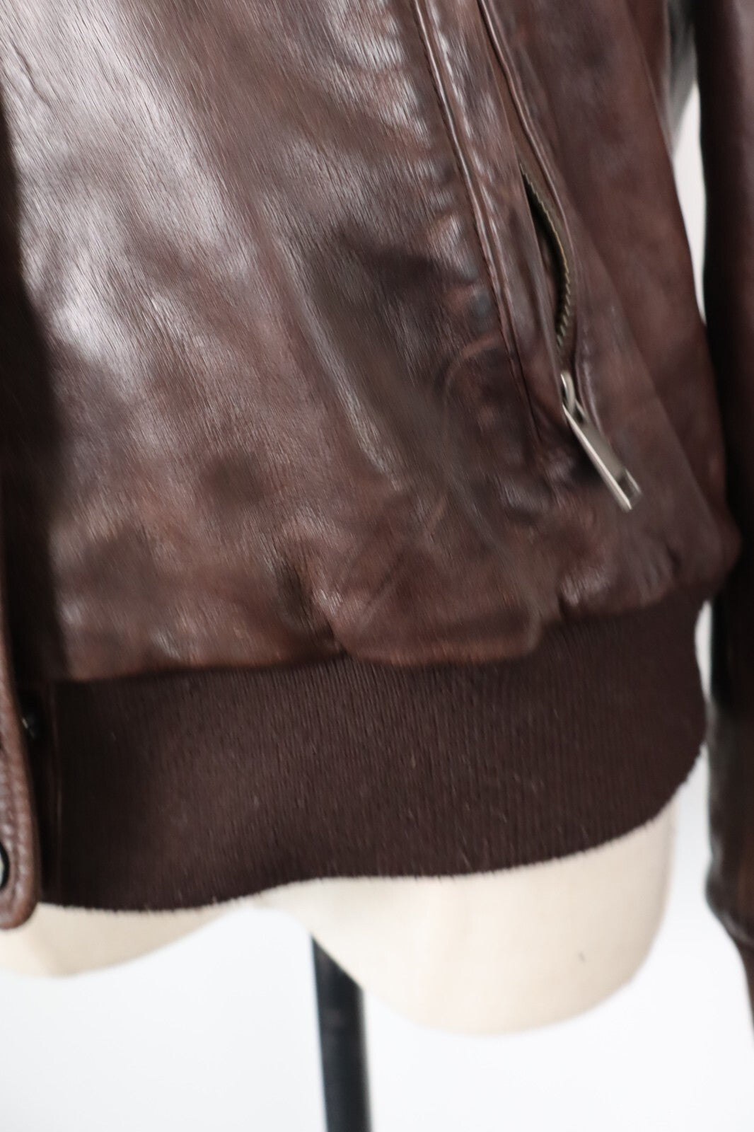 CONBIPEL GIUBBINO GIACCA PELLE DONNA 44 LEATHER WOMAN JACKET CASUAL VINTAGE