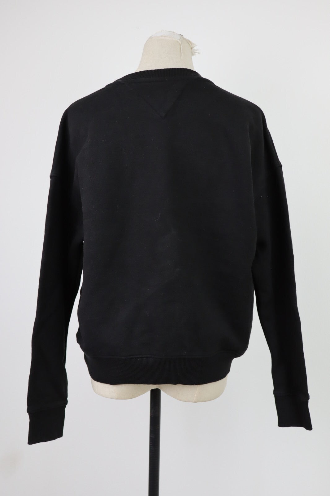 TOMMY HILFIGER JEANS FELPA DONNA Tg L WOMAN CASUAL VINTAGE SPORT SWEATSHIRT