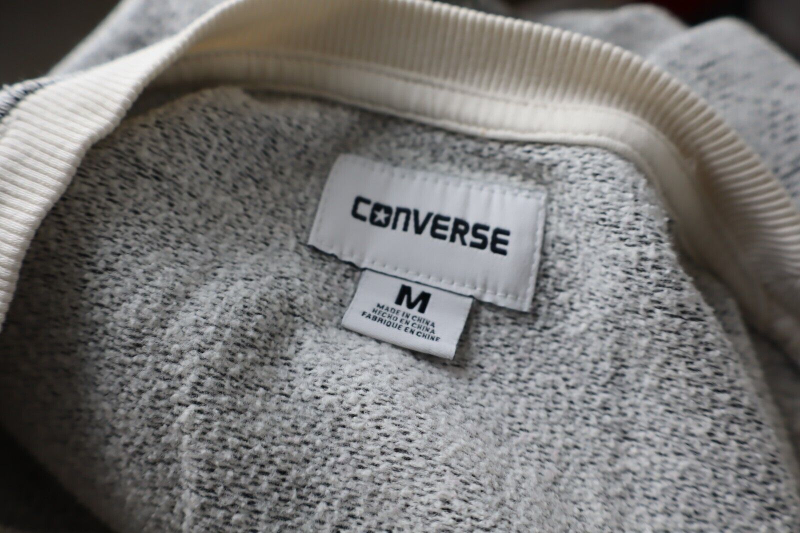 CONVERSE FELPA MAGLIA COTONE UOMO Tg M MAN COTTON JACKET SWEATSHIRT VINTAGE