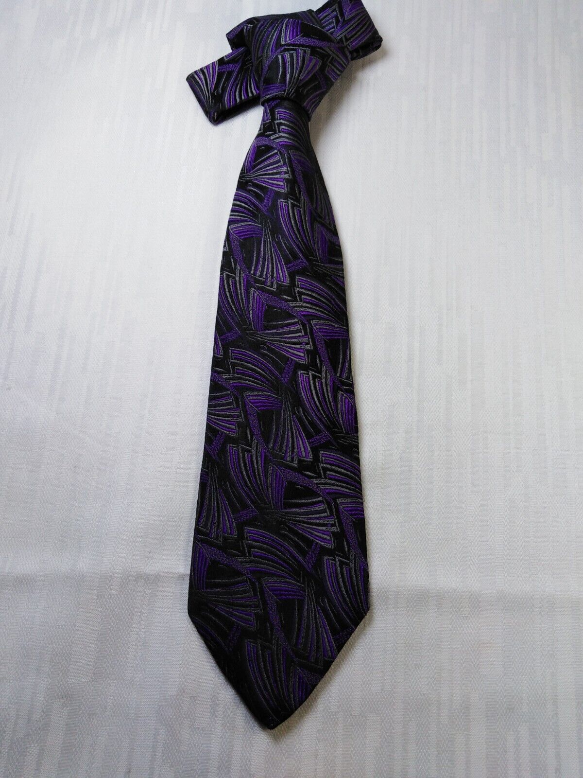 BARTON MODA 100% SETA SILK TIE CRAVATTA NECKTIE ITALY VINTAGE CLASSIC