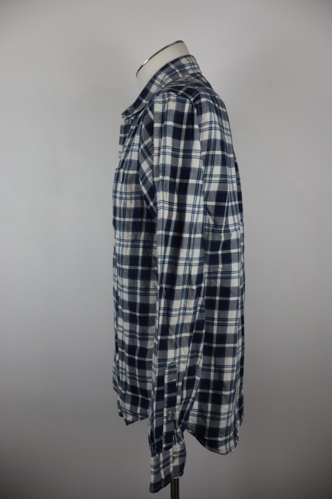 TIMBERLAND CAMICIA MANICA LUNGA UOMO TG. M MAN CASUAL VINTAGE SHIRT COTONE LOGO