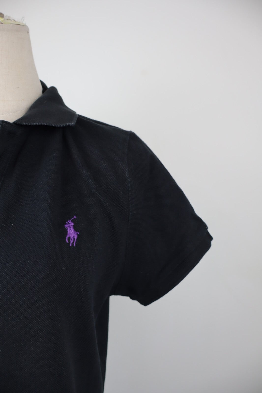 RALPH LAUREN SKINNY POLO DONNA MAGLIA COTONE L WOMAN COTTON SHIRT CASUAL VINTAGE