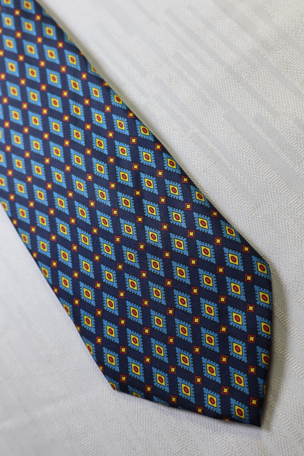 ROXY 100% SILK TIE SETA CRAVATTA NECKTIE MADE IN ITALY