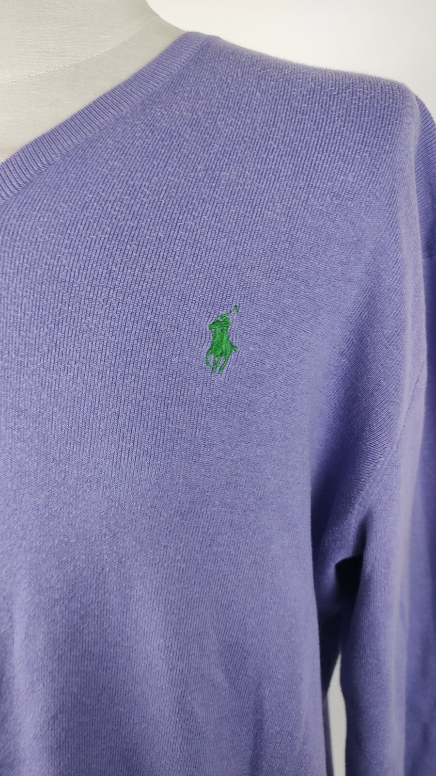 RALPH LAUREN MAGLIONE COTONE VINTAGE UOMO L MAN SWEATER CASUAL VINTAGE