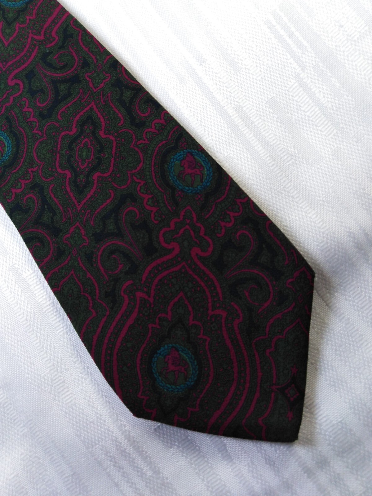 PIERRE CARDIN 100% SETA SILK TIE CRAVATTA NECKTIE ITALY VINTAGE CLASSIC