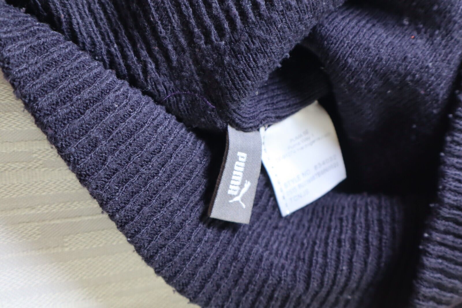 PUMA CAPPELLO BERRETTO BEANIEE DONNA UOMO UNISEX TG. UNICA VINTAGE CASUAL