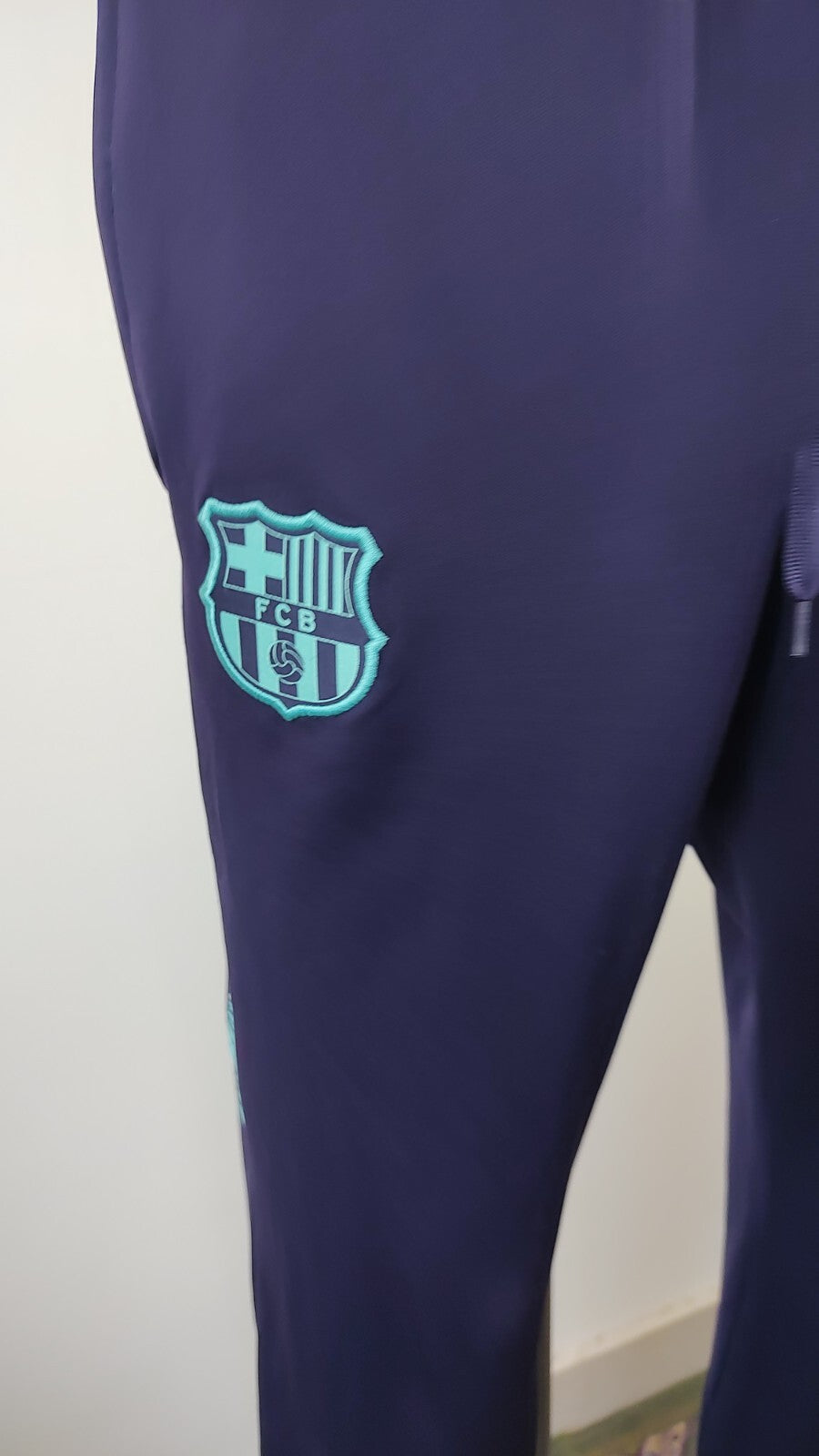 NIKE BARCELLONA PANTALONE TUTA CALCIO SPORT UOMO TG S VINTAGE MAN PANTS