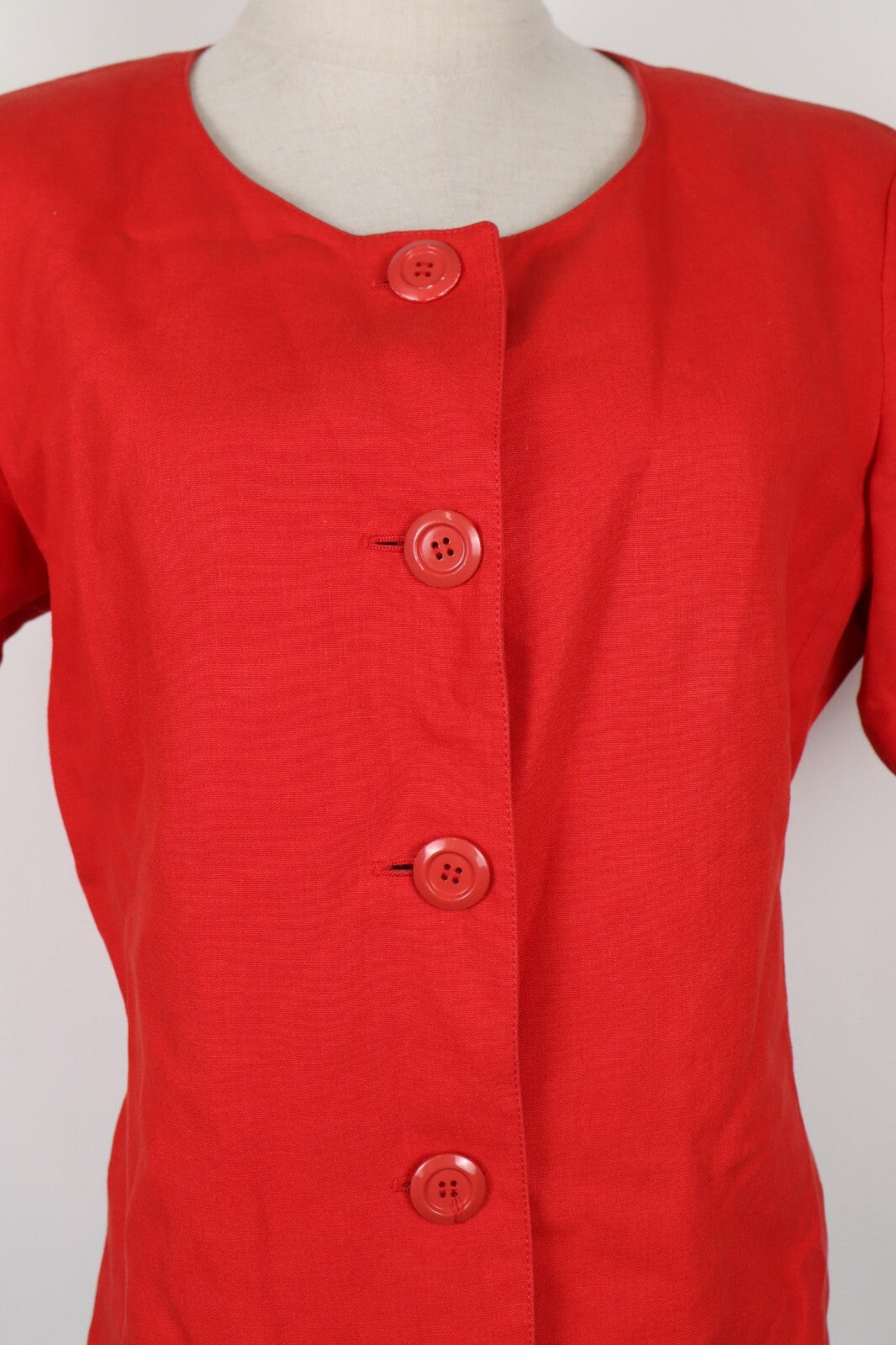 MARELLA BLAZER GIACCA DONNA Tg 44 WOMAN CASUAL VINTAGE JACKET LINO LINEN