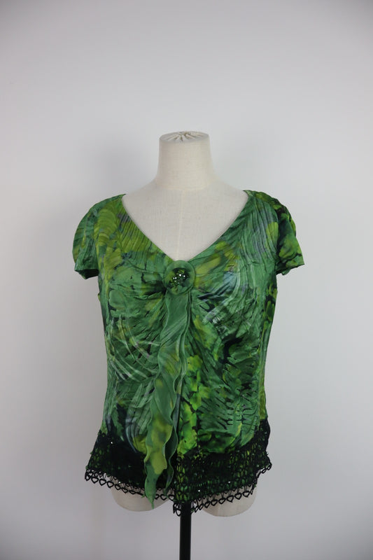 GATTINONI MAGLIA DONNA TG. 48 WOMAN CASUAL VINTAGE T-SHIRT  TOP CANOTTA