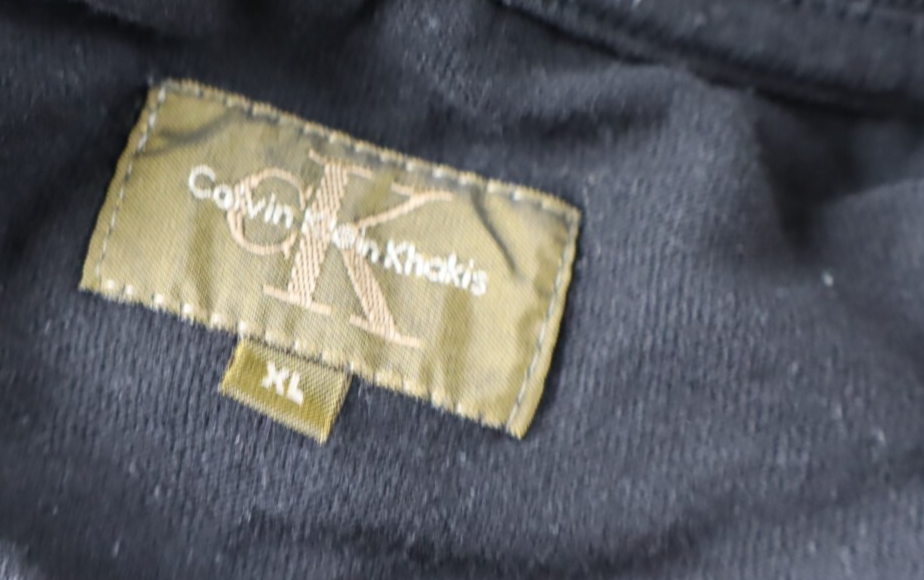 CALVIN KLEIN KHAKIS MAGLIA UOMO TG. XL MAN COTONE COTTON SHIRT CASUAL VINTAGE