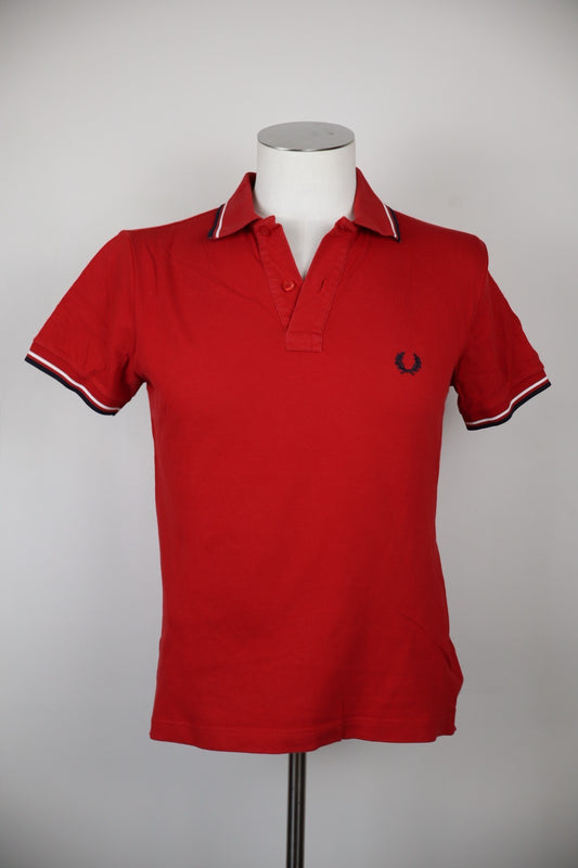 FRED PERRY POLO MAGLIA UOMO COTONE 38" 97CM MAN COTTON T-SHIRT CASUAL VINTAGE