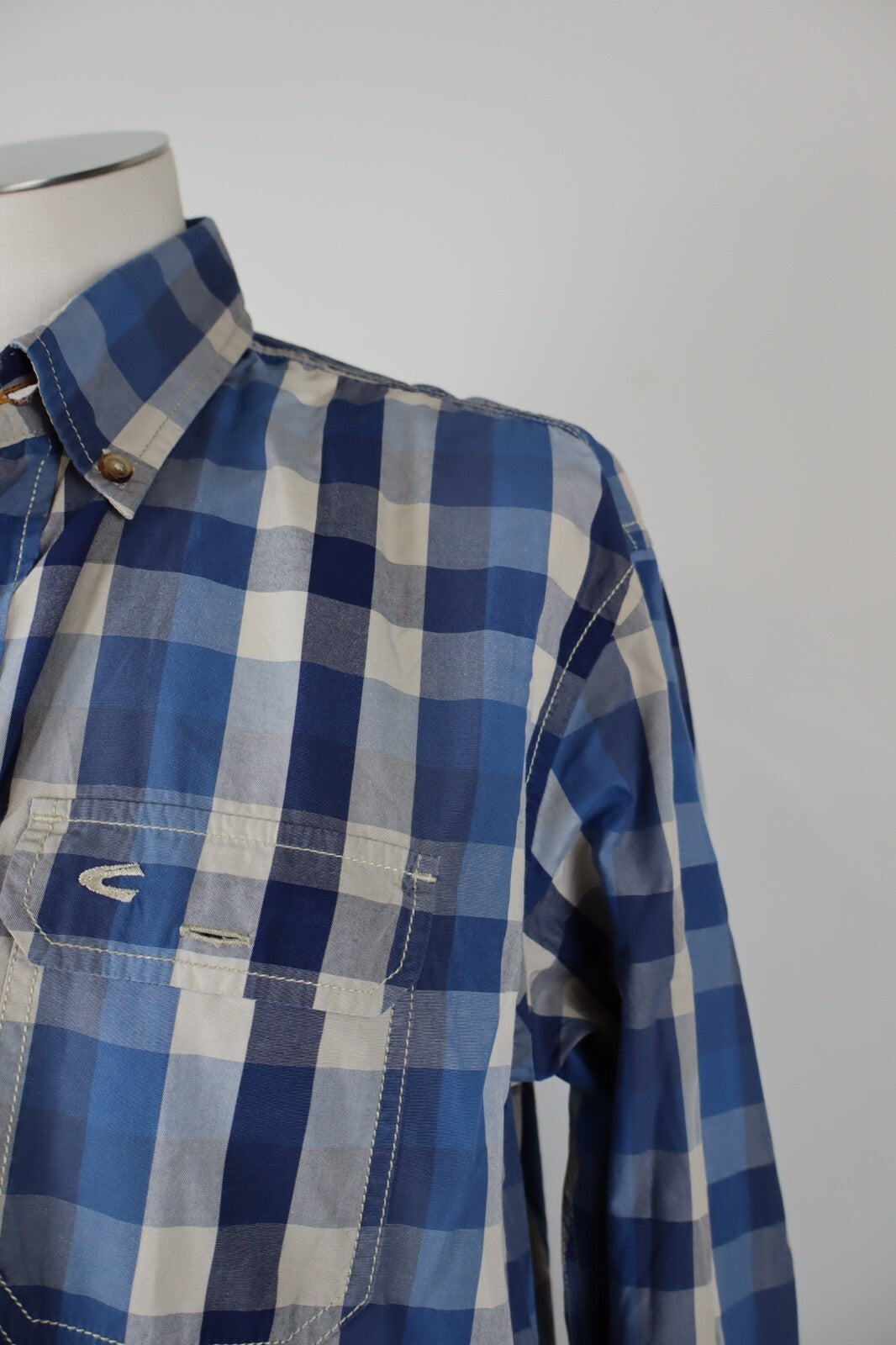 CAMEL ACTIVE CAMICIA UOMO COTONE COTTON TG. XL  MAN CASUAL VINTAGE SHIRT