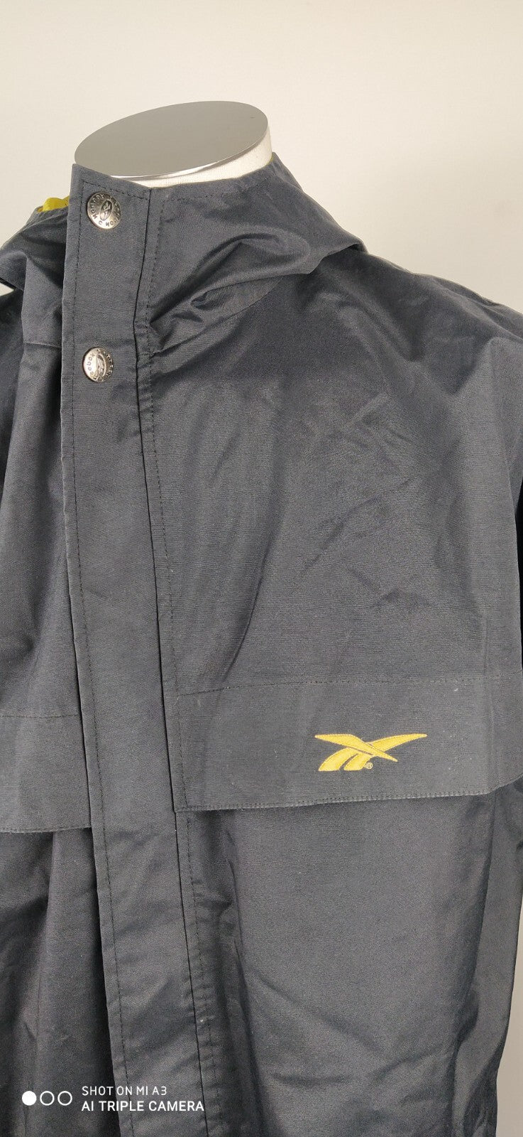 REEBOK GIUBBINO LEGGERO GIACCA UOMO Tg. M MAN VINTAGE CASUAL JACKET