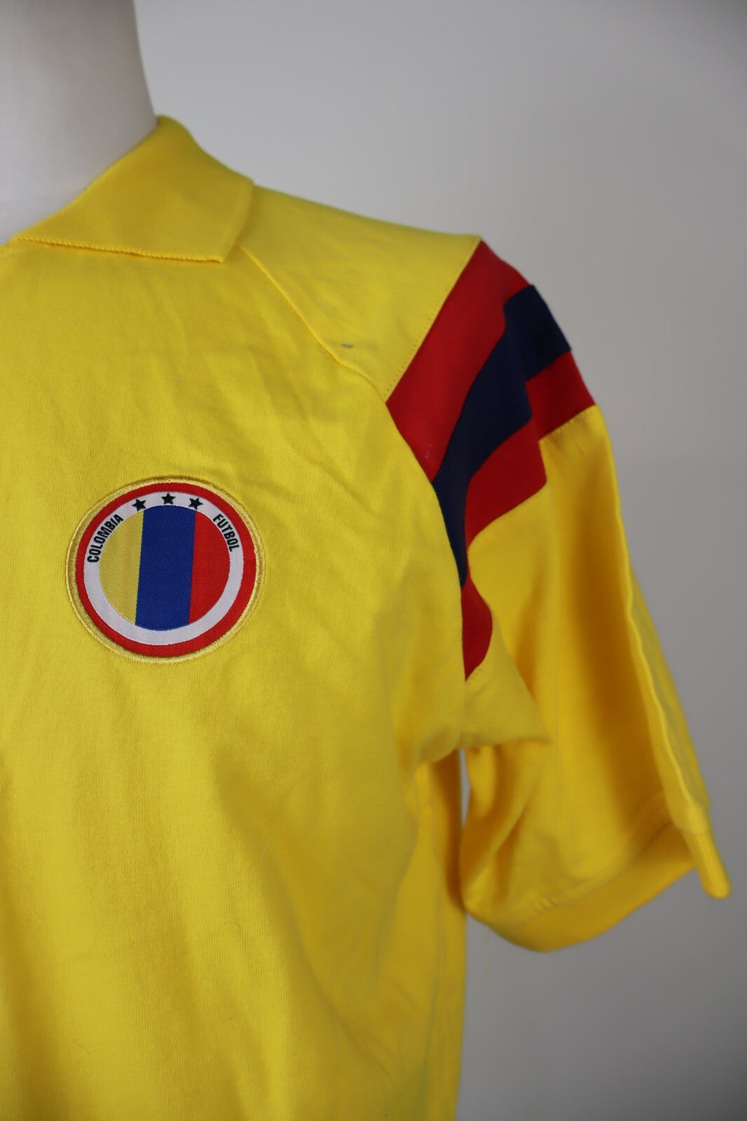 DIADORA COLOMBIA N 10 MAGLIA CALCIO TRIKOT UOMO L SOCCER JERSEY VINTAGE