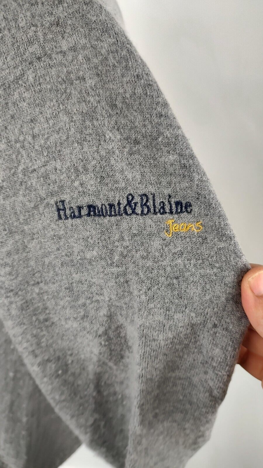 HARMONT & BLAINE MAGLIONE UOMO Tg. M MAN SWEATER CASUAL LANA VINTAGE