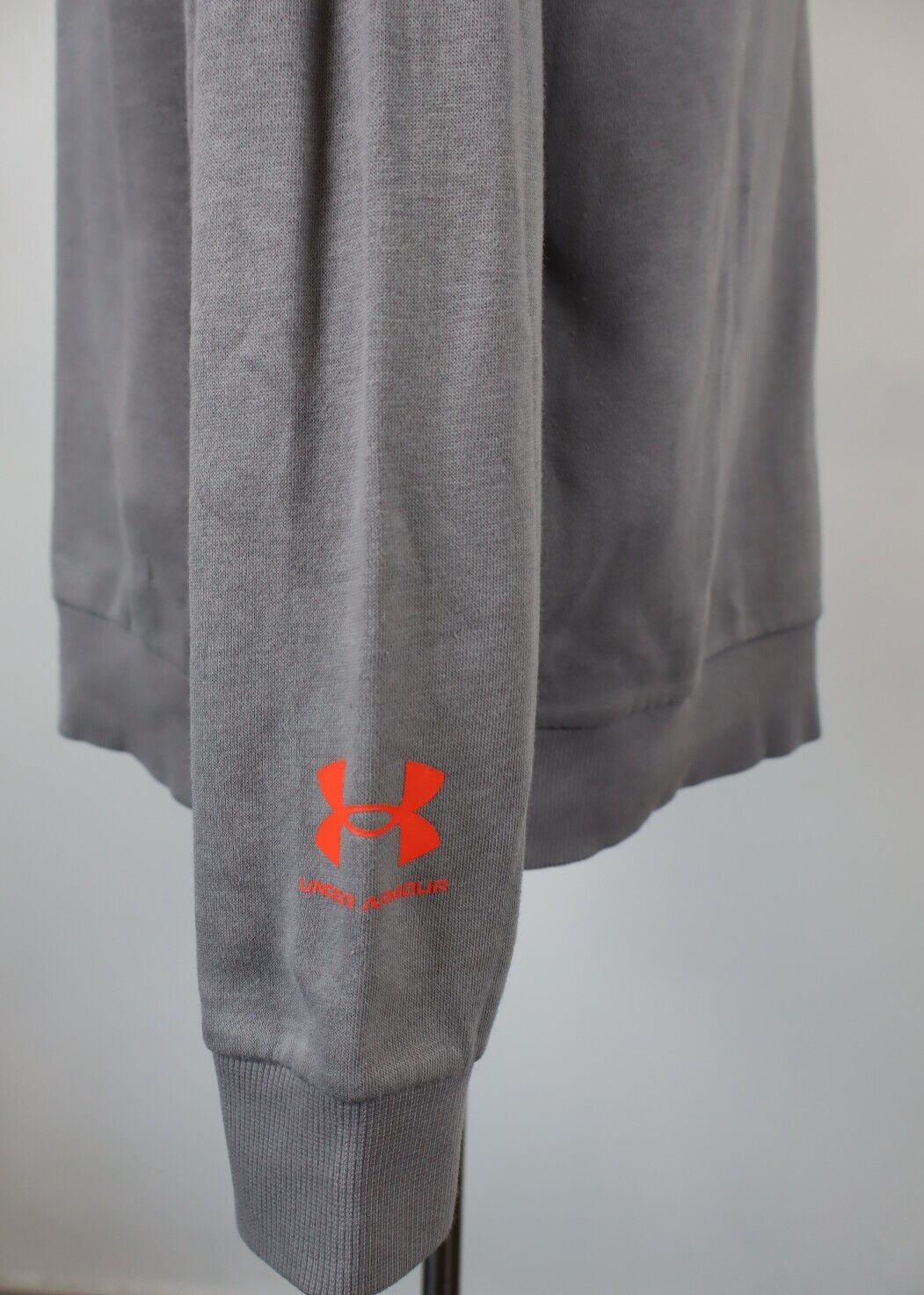 UNDER ARMOUR FELPA MAGLIA COTONE UOMO Tg M MAN COTTON JACKET SWEATSHIRT VINTAGE