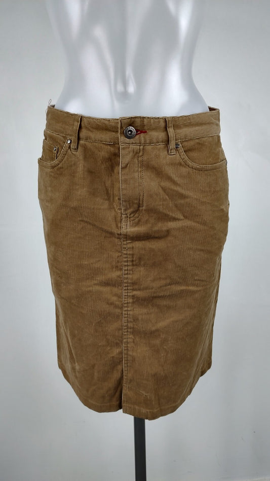 TOMMY HILFIGER GONNA DONNA WOMAN SKIRT Tg. 4 CASUAL VINTAGE COTONE VELLUTO