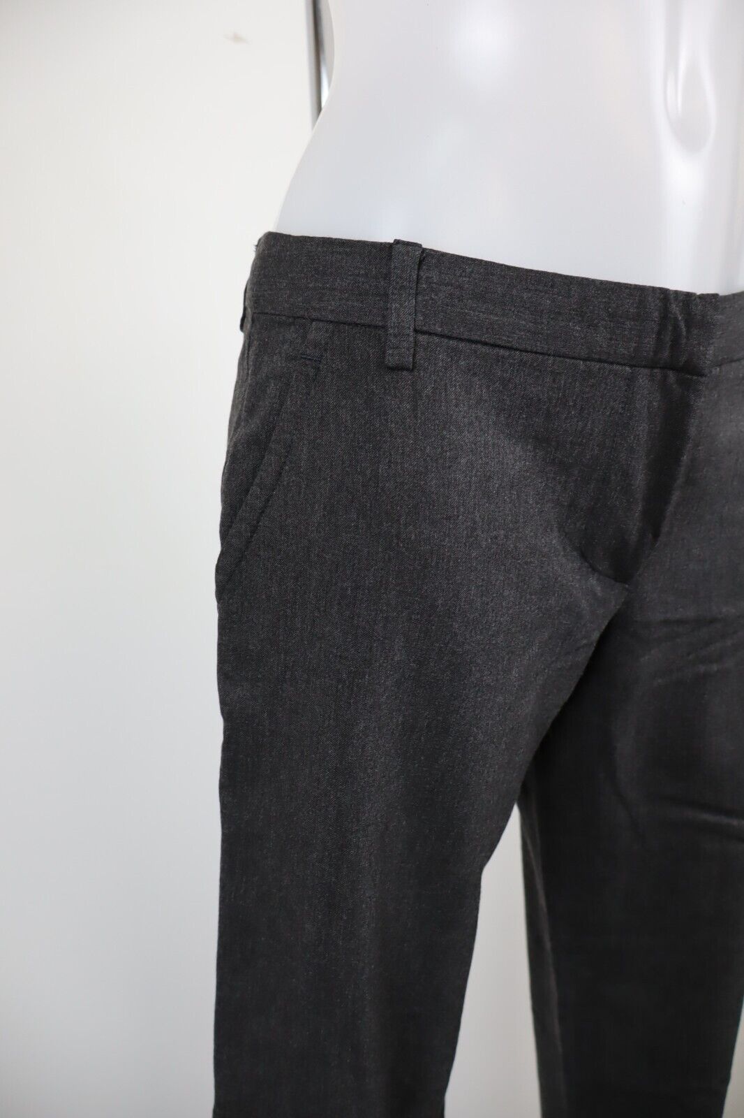 BLUMARINE PANTALONE CASUAL DONNA TG 40 WOMAN VINTAGE PANTS LANA SPANDEX