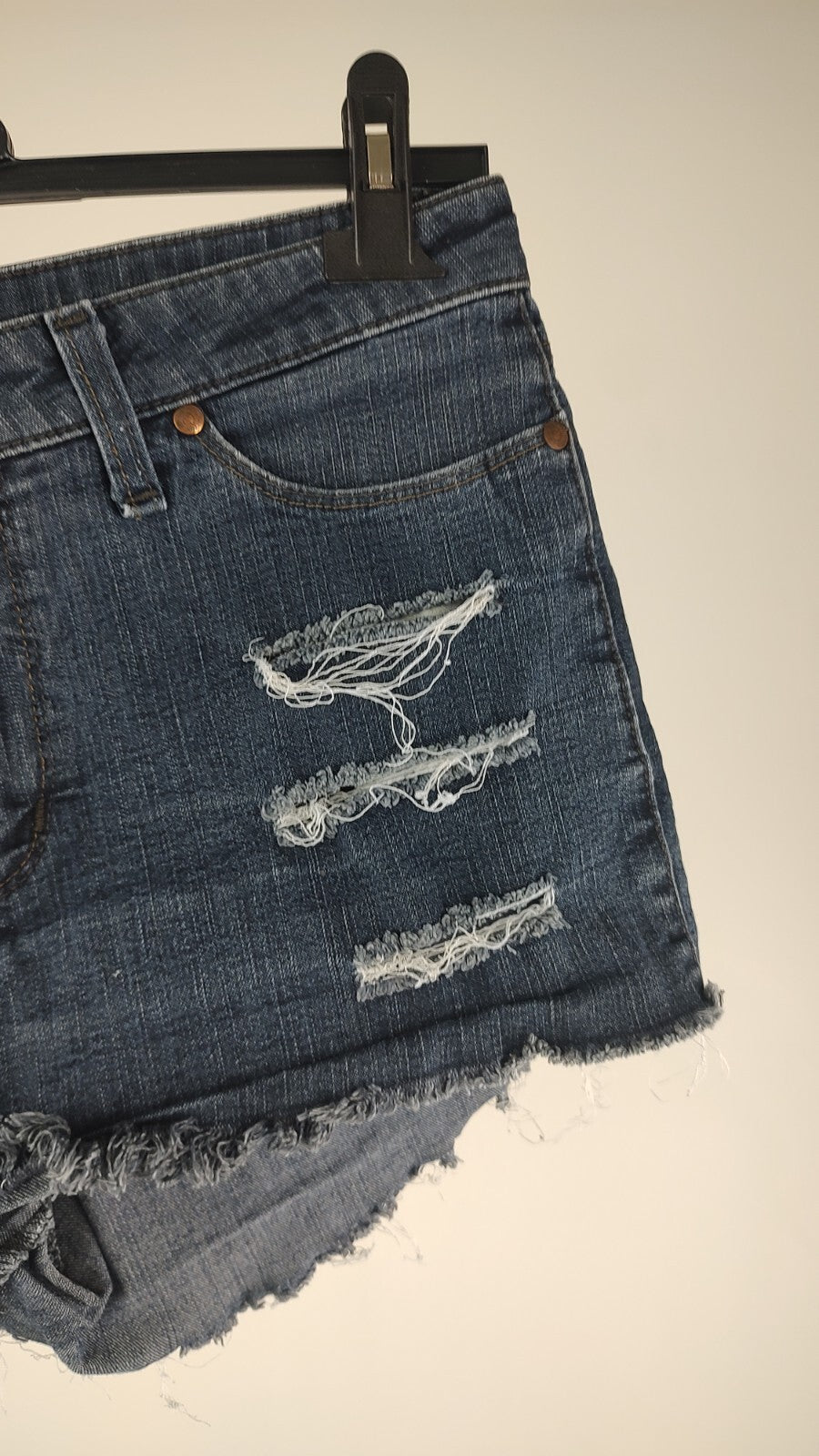 WRANGLER PANTALONCINO ORANGE JEANS DENIM DONNA W30 WOMAN PANTS SHORT VINTAGE