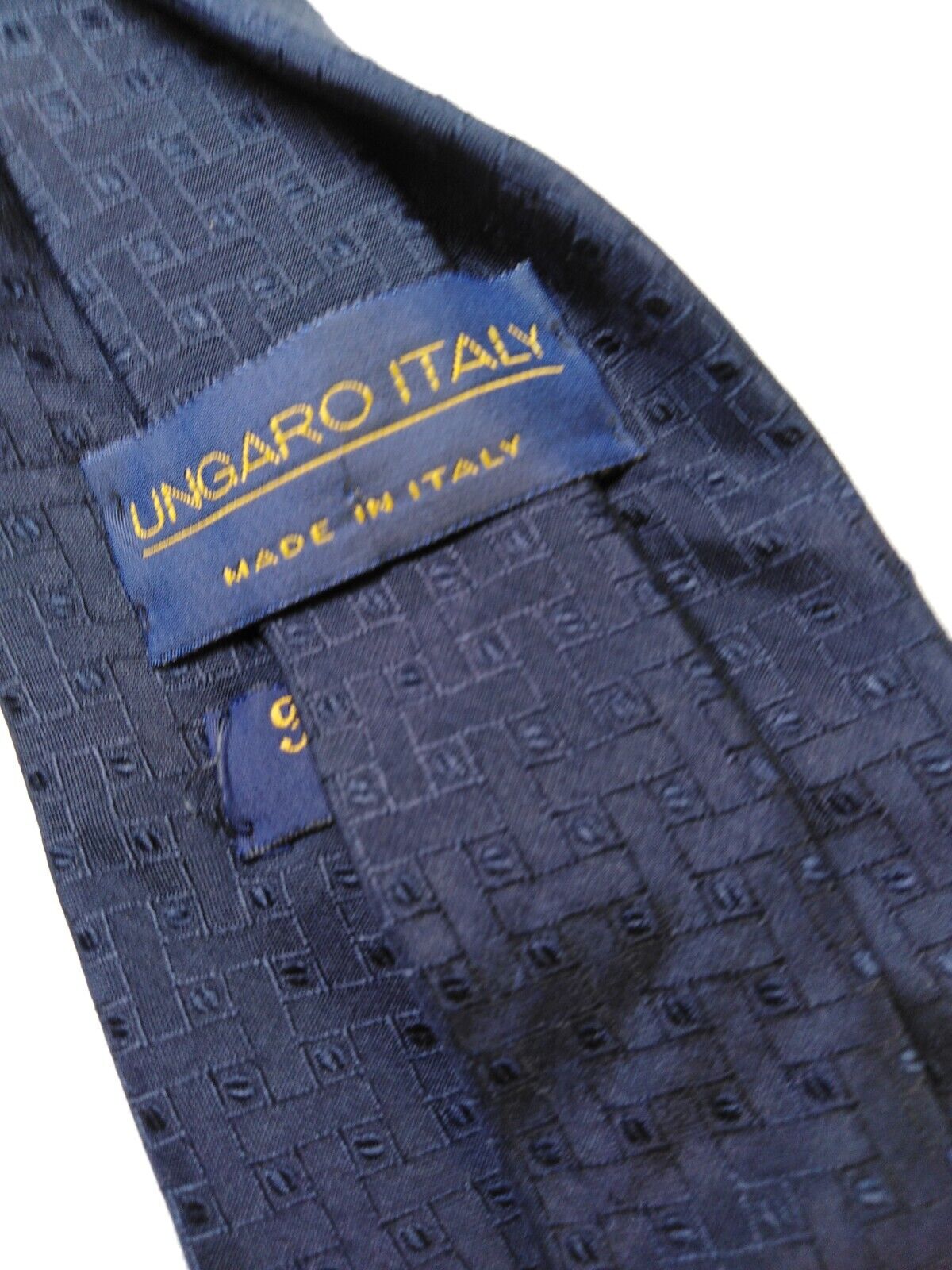 UNGARO ITALY 100% SETA SILK TIE CRAVATTA NECKTIE ITALY VINTAGE