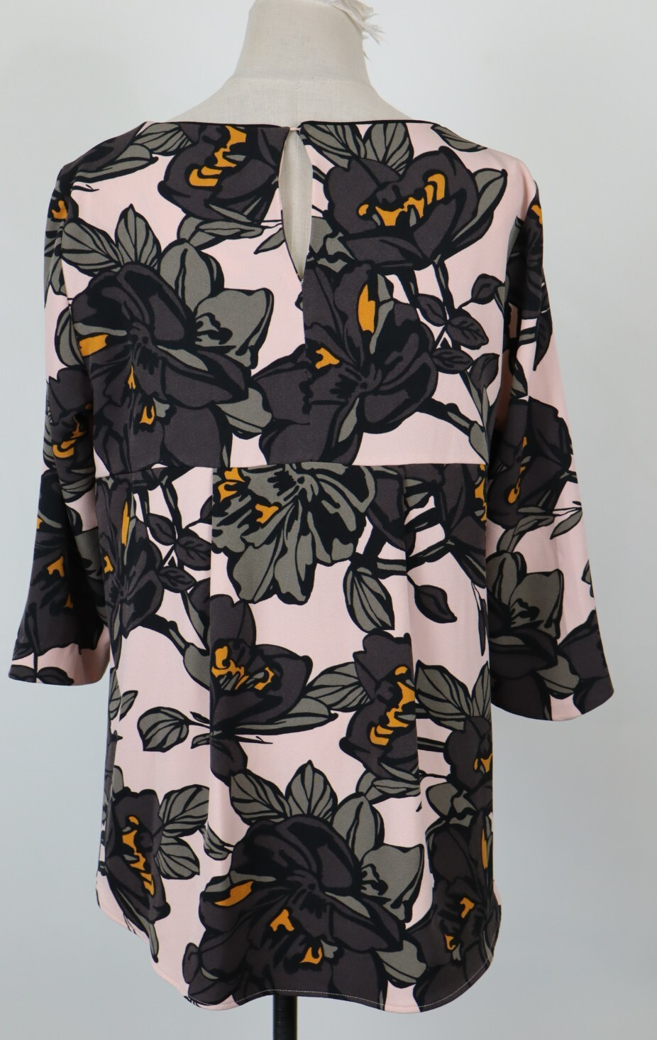 EMME MARELLA CAMICIA  BLUSA DONNA TG. 46 WOMAN SHIRT CASUAL VINTAGE FLOREALE