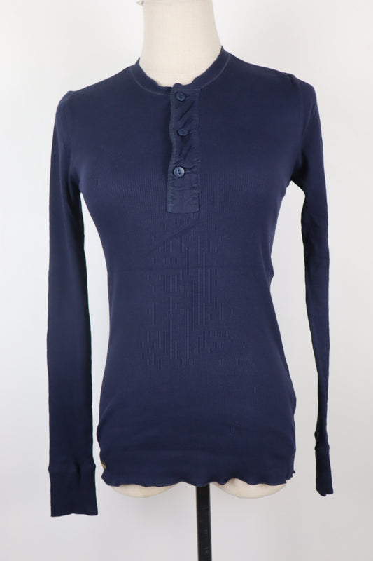 RALPH LAUREN MAGLIA MANICA LUNGA DONNA TG. S WOMAN CASUAL VINTAGE T-SHIRT COTONE