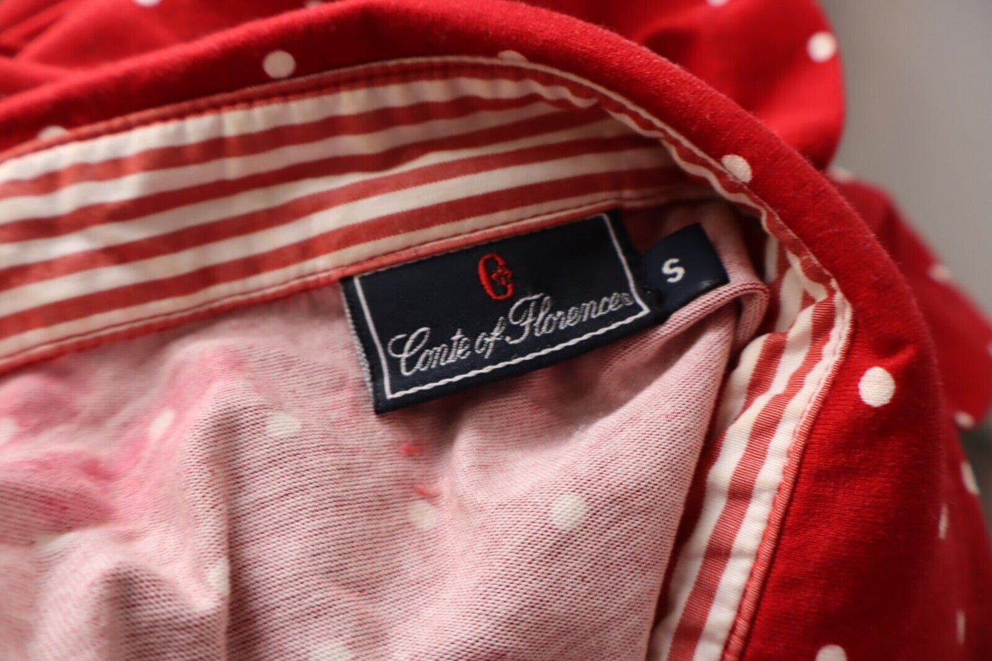 CONTE OF FLORENCE POLO MAGLIA DONNA TG S WOMAN CASUAL VINTAGE T-SHIRT COTONE