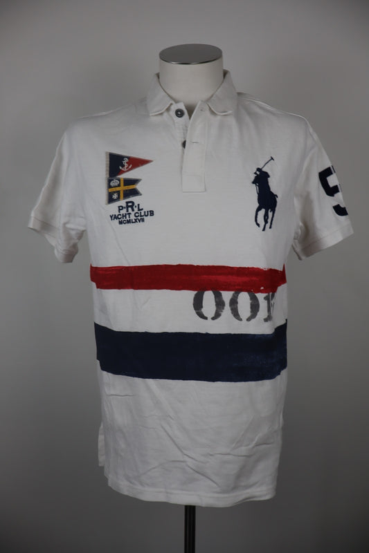 RALPH LAUREN MAGLIA POLO UOMO COTONE TG. L MAN COTTON SHIRT LOGO CASUAL LOGO